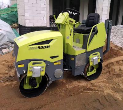 奔馬小型壓路機(jī)土方壓實(shí)、溝槽回填施工案例
